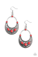 Load image into Gallery viewer, Paleo Paradise - Red Earrings