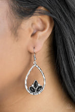 Load image into Gallery viewer, Lotus Laguna - Black Earrings