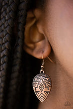Load image into Gallery viewer, Adobe Adornment - Copper Earrings