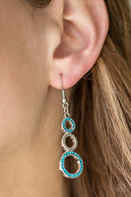 Load image into Gallery viewer, Bubble Bustle - Blue Earrings