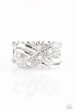 Load image into Gallery viewer, Onstage Opulence - White Ring