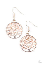 Load image into Gallery viewer, TREE Ring Circus - Rose Gold Earrings