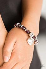 Load image into Gallery viewer, Need I Say AMOUR? - Purple Bracelet