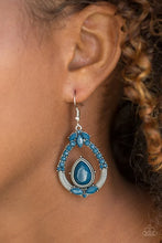 Load image into Gallery viewer, Vogue Voyager - Blue Earrings