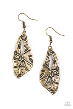 Load image into Gallery viewer, Cave Cavalier - Brass Earrings