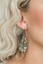 Load image into Gallery viewer, Cave Cavalier - Brass Earrings
