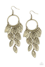 Load image into Gallery viewer, Feather Frenzy - Brass Earrings