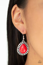 Load image into Gallery viewer, Sahara Serenity - Red Earrings