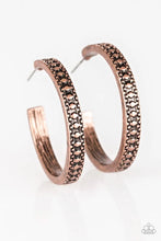Load image into Gallery viewer, Playfully Peruvian - Copper Hoop Earrings