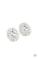 Load image into Gallery viewer, Serious Star Power - White Post Earrings