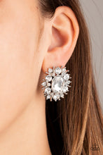 Load image into Gallery viewer, Serious Star Power - White Post Earrings