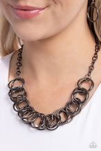 Load image into Gallery viewer, Heavy Metal Hero - Black Gunmetal Necklace