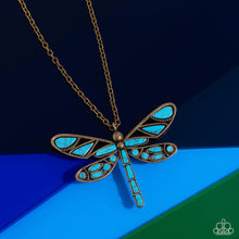 Load image into Gallery viewer, FLYING Low - Brass Necklace