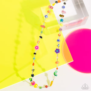Ambitious Assortment - Multicolor Necklace