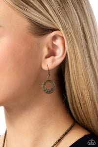 Texture Trio - Brass Necklace