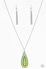 Load image into Gallery viewer, Tiki Tease - Green Necklace