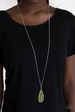 Load image into Gallery viewer, Tiki Tease - Green Necklace