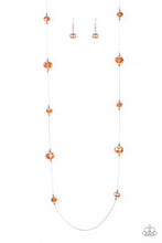Load image into Gallery viewer, Champagne On The Rocks - Orange Necklace