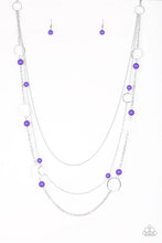 Load image into Gallery viewer, Beachside Babe - Purple Necklace