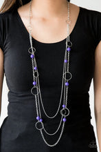 Load image into Gallery viewer, Beachside Babe - Purple Necklace