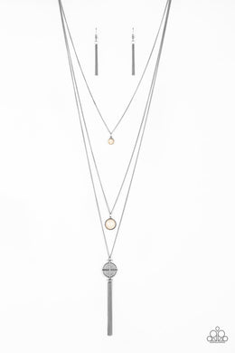 Life Is A Voyage - White Necklace