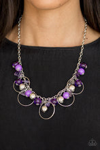 Load image into Gallery viewer, Mountain Mosaic - Purple Necklace