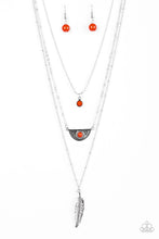 Load image into Gallery viewer, Sahara Sparrow - Orange Necklace