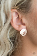 Load image into Gallery viewer, The Bird Has Flown - Rose Gold Post Earrings