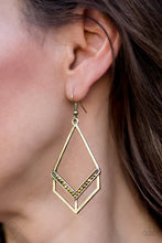 Load image into Gallery viewer, Absolute Alpha - Brass Earrings