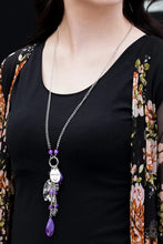 Load image into Gallery viewer, Hearts Content - Purple Necklace