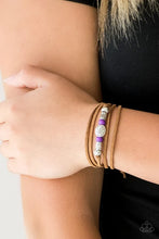 Load image into Gallery viewer, Clear A Path - Purple Bracelet