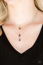 Load image into Gallery viewer, Radiant Rainfall - Red Necklace