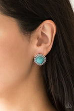Load image into Gallery viewer, FRONTIER-Runner - Blue Post Earrings