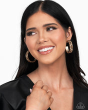 Load image into Gallery viewer, Cheetah Clique - Gold Hoop Earrings