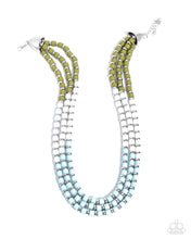 Load image into Gallery viewer, Trendy Trio - Blue Necklace