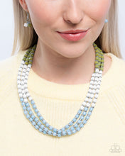Load image into Gallery viewer, Trendy Trio - Blue Necklace