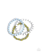 Load image into Gallery viewer, Trendy Trifecta - Blue Set of Bracelets