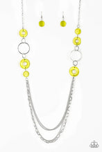 Load image into Gallery viewer, Tropical Sunsets - Green Necklace
