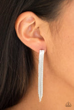 Load image into Gallery viewer, Night At The Oscars - White Post Earrings