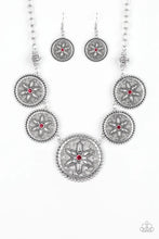 Load image into Gallery viewer, Written In The STAR LILIES - Red Necklace