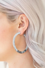 Load image into Gallery viewer, Miami Minimalist - White Hoop Earrings