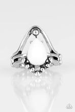 Load image into Gallery viewer, The Bold And The Bead-iful - White Ring