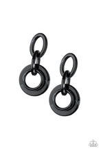 Load image into Gallery viewer, Havana HAUTE Spot - Black Post Earrings