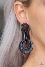 Load image into Gallery viewer, Havana HAUTE Spot - Black Post Earrings