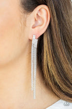 Load image into Gallery viewer, Radio Waves - White Post Earrings
