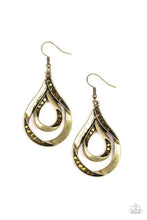 Load image into Gallery viewer, Flavor Of The Fleek - Brass Earrings