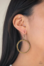 Load image into Gallery viewer, Spark Their Attention - Brass Earrings