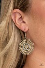 Load image into Gallery viewer, PINWHEEL and Deal - Brown Earrings
