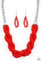 Load image into Gallery viewer, Savannah Surfin - Red Necklace