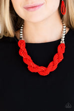 Load image into Gallery viewer, Savannah Surfin - Red Necklace